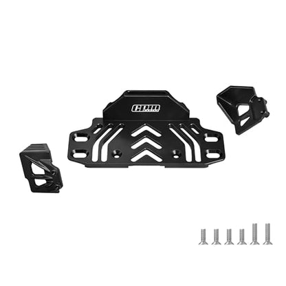 GPM 6061-T6 Alloy Rear Battery Tray for Axial SCX10 III, Jeep Wrangler CJ-7, Base Camp, Ford Bronco, Gladiator & Chevy K10, RC Crawler Upgrade Part (Black) - color: Black