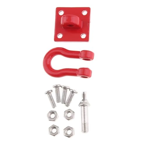 RC Car Parts for WPL C14 C24 B16 B36 B14 B24 FY004 RC Truck Car Upgrade Parts Accessories Metal Rear Bumper with Trailer Tow Hook
