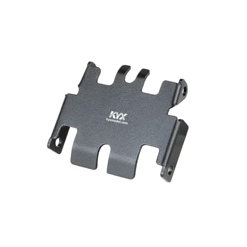 KYX Racing Stainless Steel Chassis Protective Plate Skid Plate Guard Chassis Guard Board Front Rear Axle Guard Plate Upgrades Accessories for 1/18 RC Crawler Car Traxxas TRX4M