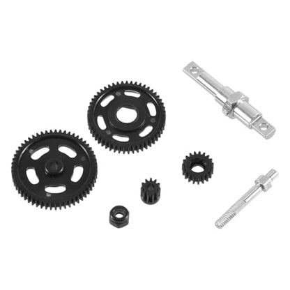 Transmission Steel Spur Gear Set for 1/24 RC Crawler Axial SCX24 AXI90081 AXI00002 C10 AXI00001 Upgrade Parts