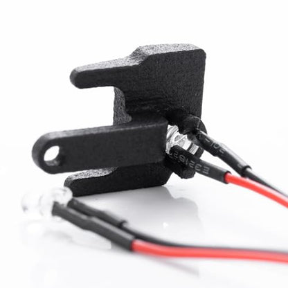 LSG RC LED Light Headlight Taillights for 1/18 RC Crawler Redcat Ascent | Front Rear White Red Lights Set RC Car Upgrades Parts