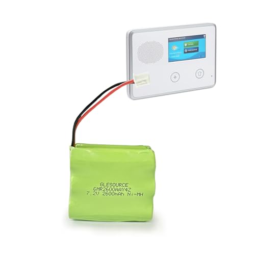 7.2V 2600mAh Ni-Mh Battery Compatible for 2gig BATT1X BATT1 GC2 2GIG-CNTRL2 GCKIT311 Go Control Panel Security System Alarm 10-000009-001 6MR2600AAY4Z (1 Pack) - size: 1PACK 7.2V 2600mAh battery