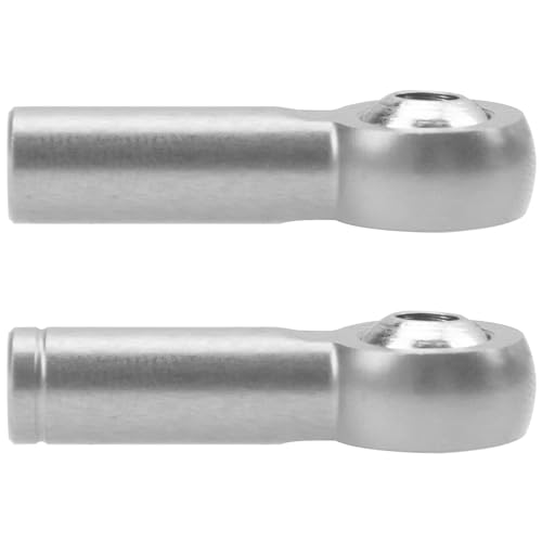 10Pack Vgoohobby Aluminum CW CCW M3 Link Rod Tie Rod End Ball Head Joint Holder 26mm Compatible with Axial Redcat HSP Traxxas HPI 1/10 RC Car Truck DIY Robot Boat Airplane (Silver) - color: Silver