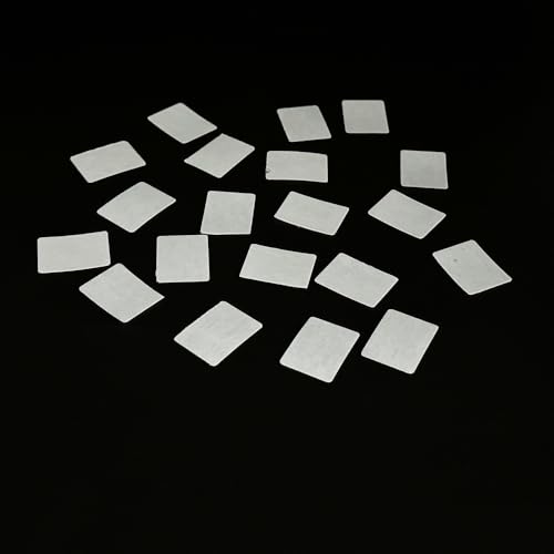 20PCS RC Plane Hinge Folding Leaf Paper Hinges Model Aileron Tail Wing Connector for RC Airplane Aircraft Helicopter DIY Model Plane Fix Wing Parts (20x15mm Shape1) - style: 20x15mm Shape1