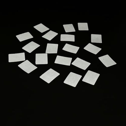 20PCS RC Plane Hinge Folding Leaf Paper Hinges Model Aileron Tail Wing Connector for RC Airplane Aircraft Helicopter DIY Model Plane Fix Wing Parts (20x15mm Shape1) - style: 20x15mm Shape1