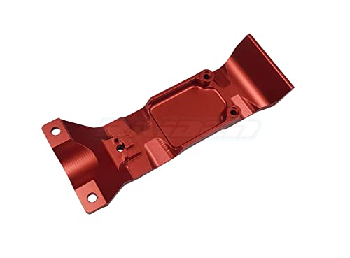 Aluminium Alloy Rear Chassis Skid Plate fits Traxxas 1/10 New EREVO 2.0 E REVO - RED