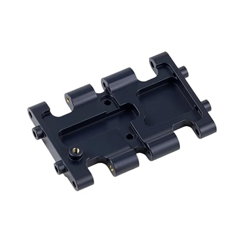 Brass Chassis Skid Plate 15g Weights for Axial AX24 XC-1 1/24 RC Crawler Car Upgrade Parts,Black Coating