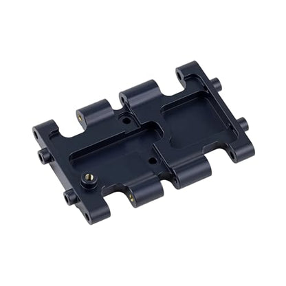 Brass Chassis Skid Plate 15g Weights for Axial AX24 XC-1 1/24 RC Crawler Car Upgrade Parts,Black Coating