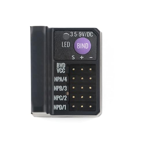 HTLNUZD Flysky FGr4D Receiver 4CH 2.4G Built-in Dual-Antenna PWM/PPM/i-BUS2/S. Bus/i-Bus Output for FS Noble NB4 PL18 EL18 RC Transmitter