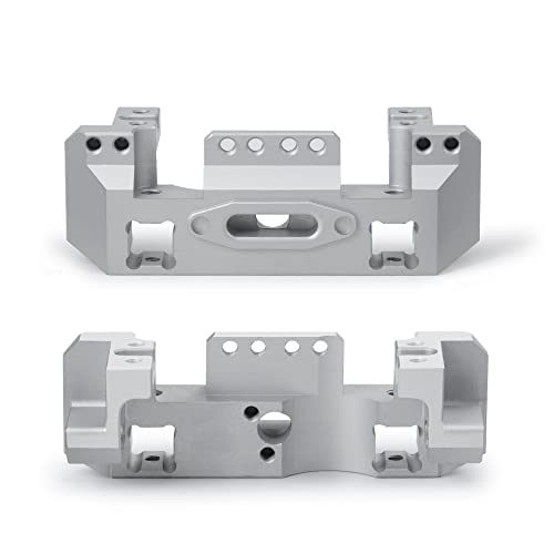 CNC Aluminum Front Bumper Mount Servo Winch Mount Bracket Stand Compatible with Traxxas TRX4 TRX-4 1/10 RC Crawler Car Upgrade Parts