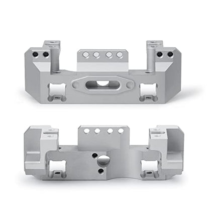 CNC Aluminum Front Bumper Mount Servo Winch Mount Bracket Stand Compatible with Traxxas TRX4 TRX-4 1/10 RC Crawler Car Upgrade Parts