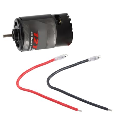 BRRNOO Brushed Motor, RC Crawler Motor RC Kit Accuracy Low Noise 550 Brushed for 4 Model (12T) - size: 12T