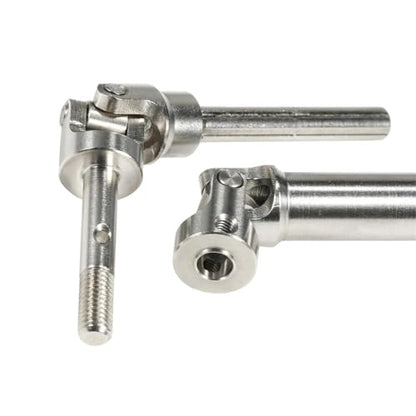 Front Rear Drive Shaft Compatible with Slash for Rustler for Stampede 1/10 RC Truck Upgrade Parts Front Rear Steel Drive Shaft Universal Joint Driveshaft
