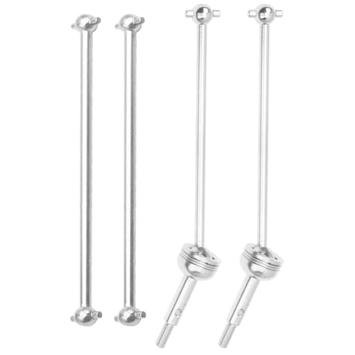 RC Metal CVD Drive Shaft Dogbone Joint Front Rear Set Upgrade Parts Compatible with WLtoys 144001 1/14 RC Car