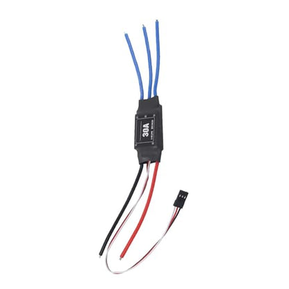 Bidirectional Brushless ESC Electronic Speed Controller for RC Car Boat Ship Underwater Propeller (30A)
