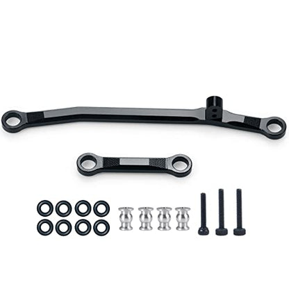 SWX Steering Linkage Set for Axial SCX24 1/24 Black | Steering Linkage, Tie Rods, SCX24, 1/24 Crawler, Black