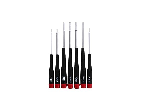 Wiha 26592 Nut Driver Set, 7 Piece, Metric, Precision Handle, Extra-Long, Chrome-Plated | Extra-Long, Chrome-Plated