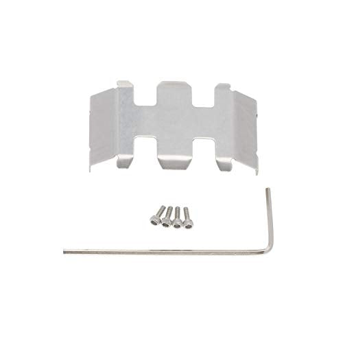 Stainless Steel Center Skid Plate Gearbox Chassis Guard for Axial SCX24 1/24 RC Crawler Car Upgrade Parts
