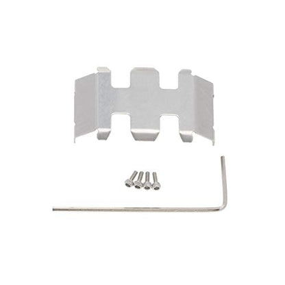 Stainless Steel Center Skid Plate Gearbox Chassis Guard for Axial SCX24 1/24 RC Crawler Car Upgrade Parts