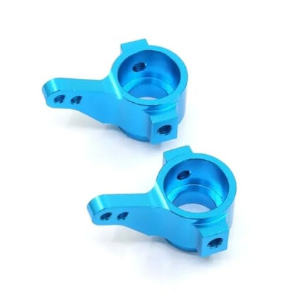 Front Lower Suspension Arm Hub Carrier Base C/Steering Cup/Metal Drive Shaft for 1/10 TAM-IYA CC01 TA02 TA03 4WD Buggy RC Car OP(Full Set Blue) - color: Full Set Blue