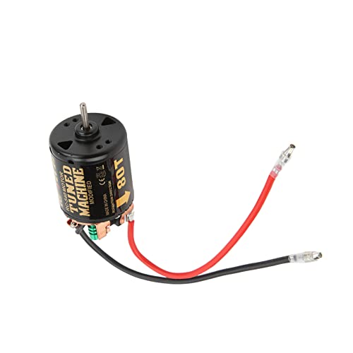 RiToEasysports RC 540 Brushed Motor, 80T High Power External Carbon Brush Upgrade, 1/10 RC Crawler Motor Replacement for Axial SCX10 90046 Trail Truck and Rock Crawling