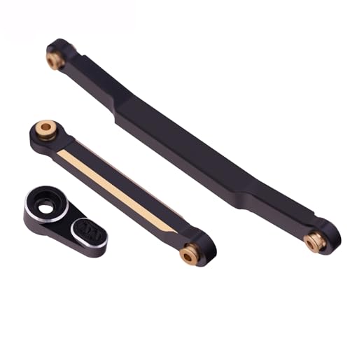 FCX24 Brass Steering Link & Servo Horn for FMS 1/24 FCX24 Series 1/18 FCX18 LC80 Servo Arm Upgrades Part