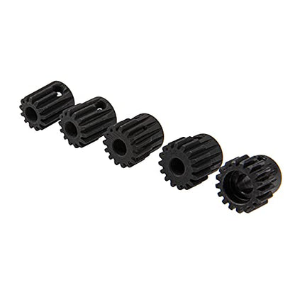 5Pack ShareGoo Steel 48P 3.175mm Pinion Gear Sets 13T 14T 15T 16T 17T fit 3.175mm (1/8-Inch) Shaft Compatible with Arrma HPI Kyosho Losi Axial Traxxas Tamiya Associated 1/10 RC Car Monster Truck Buggy