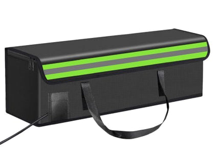 16.54"X5.51"X5.1" Lipo Safe Bag Fireproof Bag for Lipo Battery Pack Storage Charging Transport,Home Office Travel Fireproof Safe Storage for Cash Valuables Jewelry Passport Power bank Lipo Battery - size: 420*140*130mm