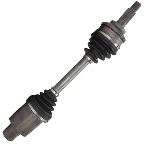 Detroit Axle - Front Right Steering Knuckle CV Axle for Ford Escape | Mazda Tribute Mercury Mariner, Passenger Side CV Axle Shaft Steering Knuckle & Wheel Bearing Hub Replacement - size: 2UX47677/Pair