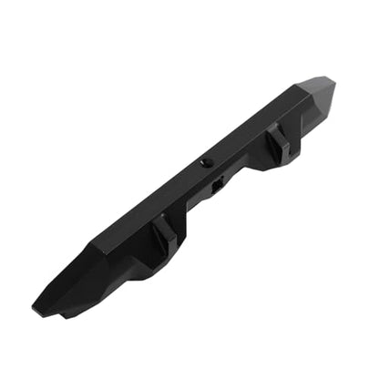 FILFEEL RC Rear Bumper for /10 Scale RC Cars – Duty Alloy Rear Bumper with Integrated Trailer Hitch – Optimized Fit for HSP and Compatible