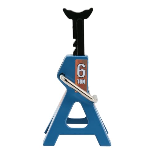 4 Pack 1/10 Remote Control Car Scale Metal Jack Stand Repair for Traxxas TRX4 Axial SCX10 1/10 RC Climbing Car,Note: for 1:10 RC Cars only, not for Real Cars(Blue) - color: Blue