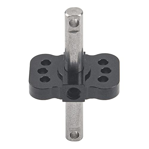 ShareGoo RC Differential Locker Spool Diff. Case Mount Compatible with 1/10 Traxxas 2WD Slash Bandit Rustler Stampede VXL Brushless 2WD RC Models Car Truck (Black)