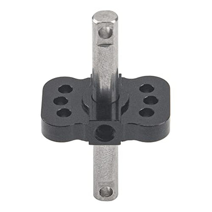 ShareGoo RC Differential Locker Spool Diff. Case Mount Compatible with 1/10 Traxxas 2WD Slash Bandit Rustler Stampede VXL Brushless 2WD RC Models Car Truck (Black)