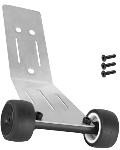 Wheelie Bar Set Upgrades Part for 1/16 Mini Maxx 4WD RTR Brushless Monster Truck (#107154-1),RC Aluminum Wheelie Bar Set Hop Up,Black - color: Black - (Wheelie Bar Set)