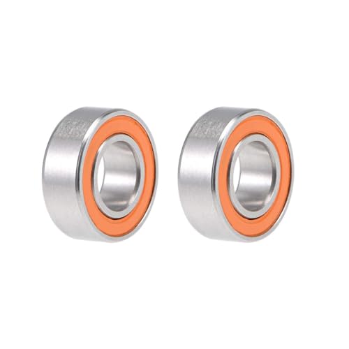 AXK 2PCS/Set Ceramic Bearing SMR115-2RS CB (5X11X4mm) & S623-2RS CB (3x10x4mm) Stainless Steel Hybrid Ceramic Ball Bearing for Fishing Reel