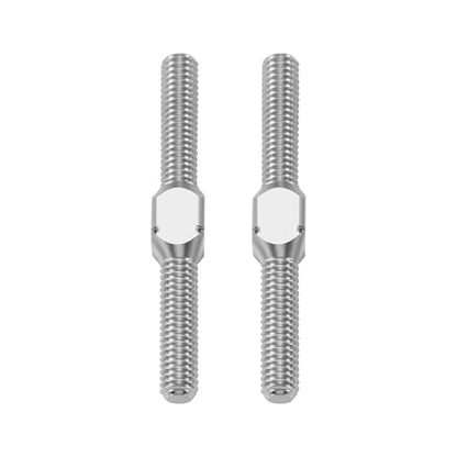 RCHUBAM 2PCS RC Turnbuckles Camber M3 Link Rod for 1/10 TRX-4 Slash 4X4 | 1 Pairs 14mm-50mm Suspension Rod,Alloy Steering Linkage Tie Rods - style: 28mm