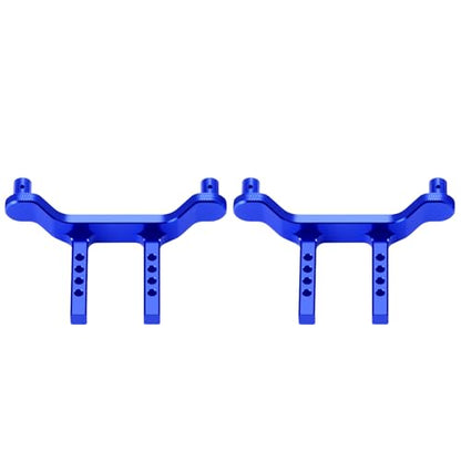 Aluminum RC Front Rear Body Mount Post for 1/18 Tra-xxas Latrax Desert Prerunner SST RC Car Upgrades (Blue) - color: Blue