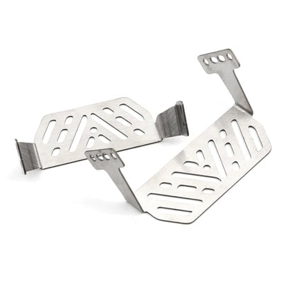 RC Chassis Armor Set, Stainless Steel Chassis Armor Protector Skid Plate Guard Plate Replacemet for Traxxas TRX4 1/10 RC Crawler