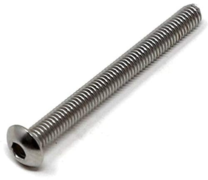 iexcell 100 Pcs M3 x 30mm Thread Pitch 0.5 mm Stainless Steel 304 Hex Socket Button Head Cap Screws Bolts Kit - size: M3 x 30mm