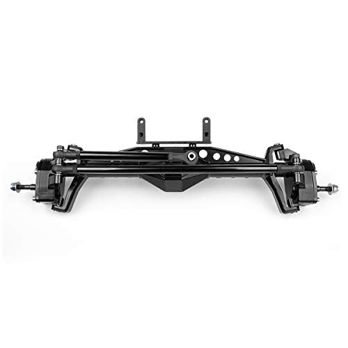 KYX Racing CNC Machined Alloy Front Axle Upgrades Parts Accessories for 1/10 RC Crawler Car Axial Capra Unlimited Trail Buggy UTB