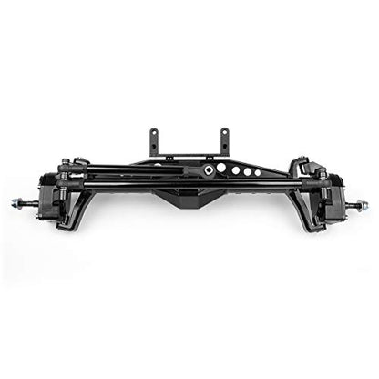 KYX Racing CNC Machined Alloy Front Axle Upgrades Parts Accessories for 1/10 RC Crawler Car Axial Capra Unlimited Trail Buggy UTB