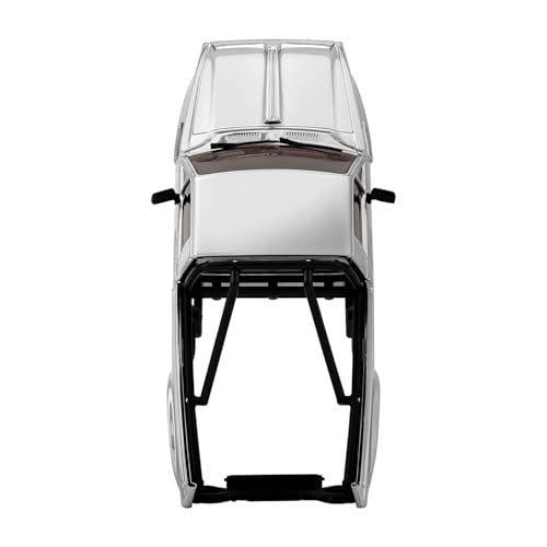 INJORA IR60-24 Body for SCX24 C10 Bronco Wrangler Base Camp 4Runner(Chrome) - color: Chrome