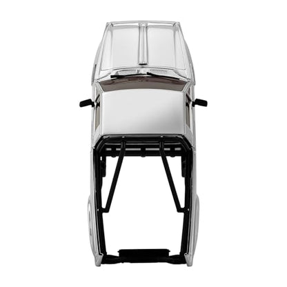 INJORA IR60-24 Body for SCX24 C10 Bronco Wrangler Base Camp 4Runner(Chrome) - color: Chrome