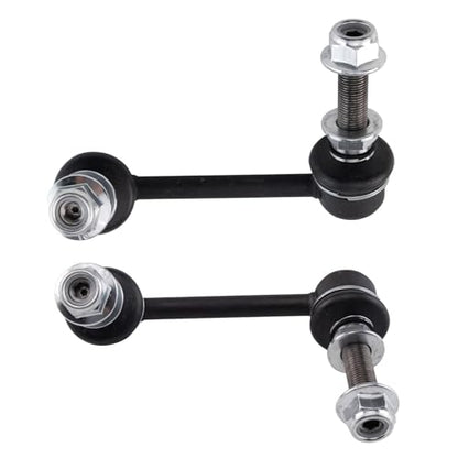 TRQ Rear Driver and Passenger Side Sway Bar Link Set Compatible with 2013 INFINITI JX35 2014-20 QX60 2022 QX60 2013-20 Nissan Pathfinder 2015-23 Murano - style: PSA34656