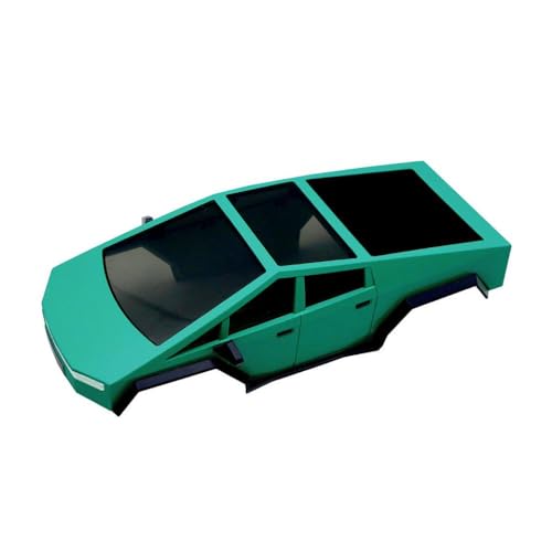 COMODO RC Crawler Body Shell 1/18 Scale ABS Hard Shell Compatible with Bronco Style Trucks 155mm Wheelbase(Green) - color: Green