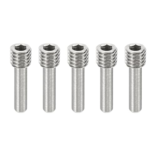 MECCANIXITY 5 Pack Driveshaft Screw Pins, M4x14x4mm Universal Stainless Steel Drive Shaft Screw Pins, RC Car Repair Parts for Electric Car/Truck Replacement - size: M4x14x4mm