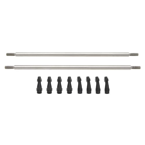 MEUS RACING 1/10 Links Steel Chassis Links Kit for Traxxas TRX4 Axial SCX10 Tamiya CCO1 Redcat Gen8 1/10 RC Crawler (145mm) - size: 145mm