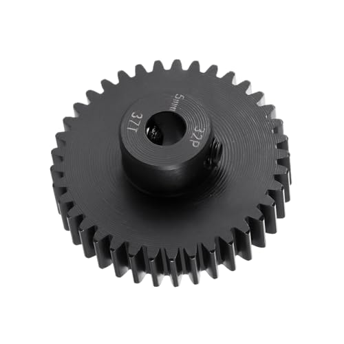Steel 32P 5mm Pinion Gear 37T Motor Gears for 1/10 1/8 RC Car Parts - size: 37T