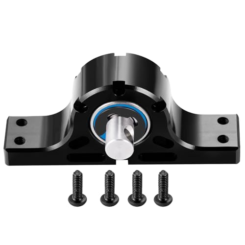 RCHUBAM RC Extend Driveshaft Axle Connector Aluminum Splitter Bridge Connector Replacement Parts for 1/14 Tamiya Trailer Tractor Truck RC Crawler Car