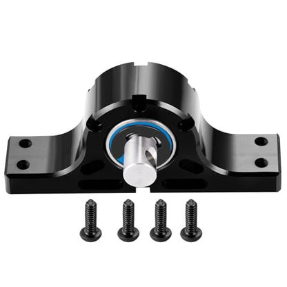 RCHUBAM RC Extend Driveshaft Axle Connector Aluminum Splitter Bridge Connector Replacement Parts for 1/14 Tamiya Trailer Tractor Truck RC Crawler Car